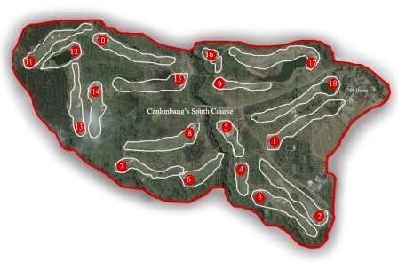 Canlubang Golf Course - South Map