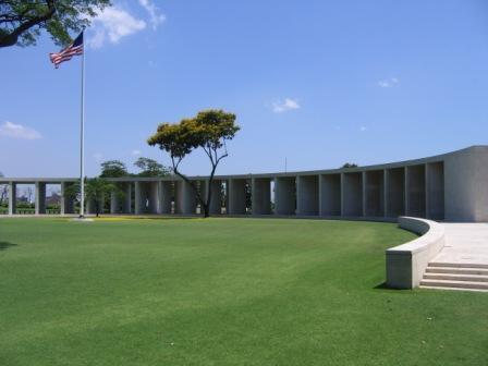 Manila American Cemetery Flag & Hemicycle